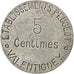 Coin, France, 5 Centimes, AU(55-58), Iron, Elie:10.1