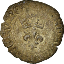 Moneta, Francia, Charles VI, Double Tournois, Paris, BB, Argento