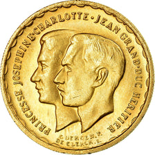 Coin, Luxembourg, 20 Francs, 1953, Brussels, MS(63), Gold, KM:M1