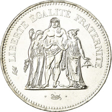 Coin, France, Hercule, 50 Francs, 1978, Paris, MS(64), Silver, KM:941.1