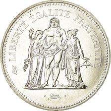 Coin, France, Hercule, 50 Francs, 1974, Paris, MS(63), Silver, KM:941.1