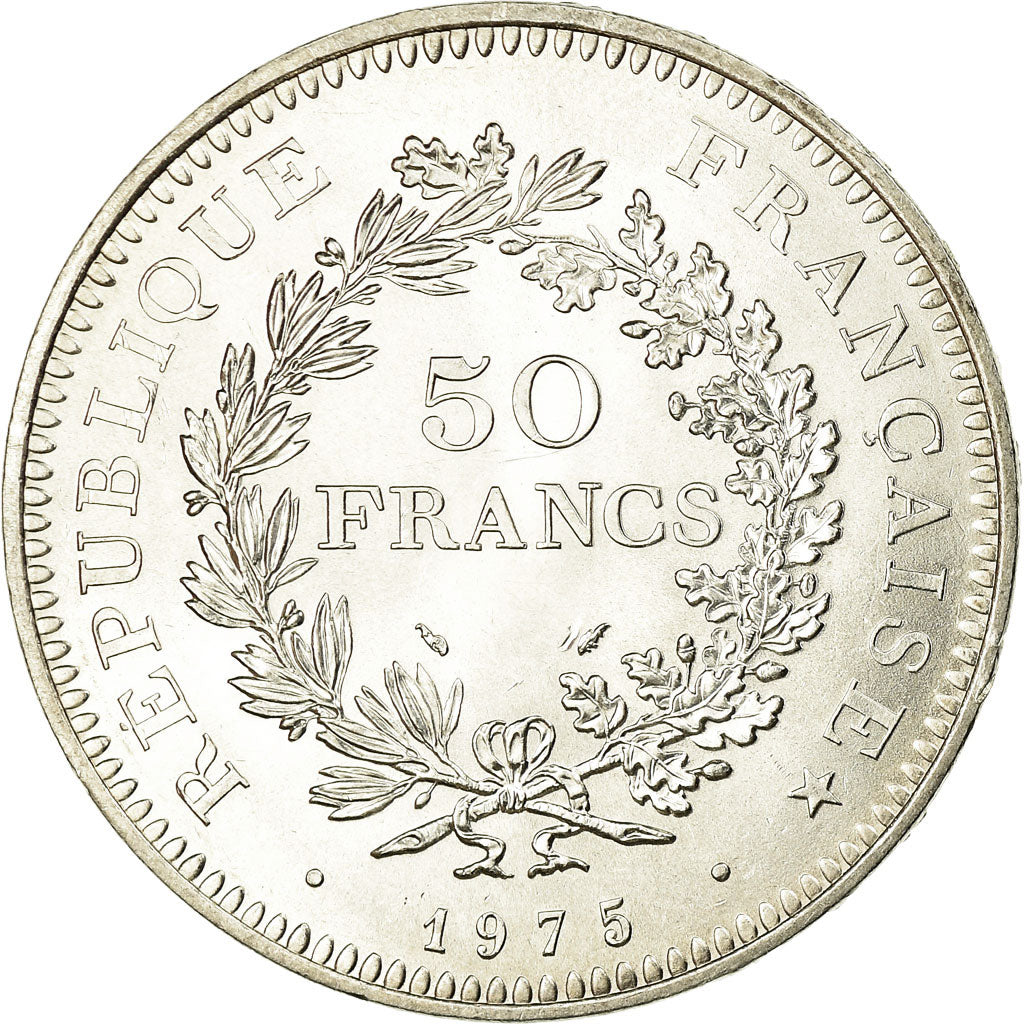 Monnaie, France, Hercule, 50 Francs, 1975, Paris, SUP+, Argent, Gadoury:882