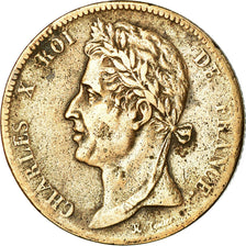Coin, FRENCH COLONIES, Charles X, 5 Centimes, 1825, Paris, VF(30-35), Bronze