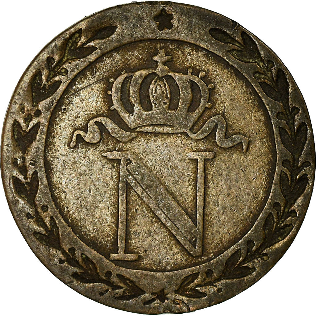 Monnaie, France, Napoléon I, 10 Centimes, 1808, Lille, Faux d'époque, TB+