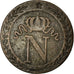 Coin, France, Napoléon I, 10 Centimes, 1808, Strasbourg, Contemporary forgery