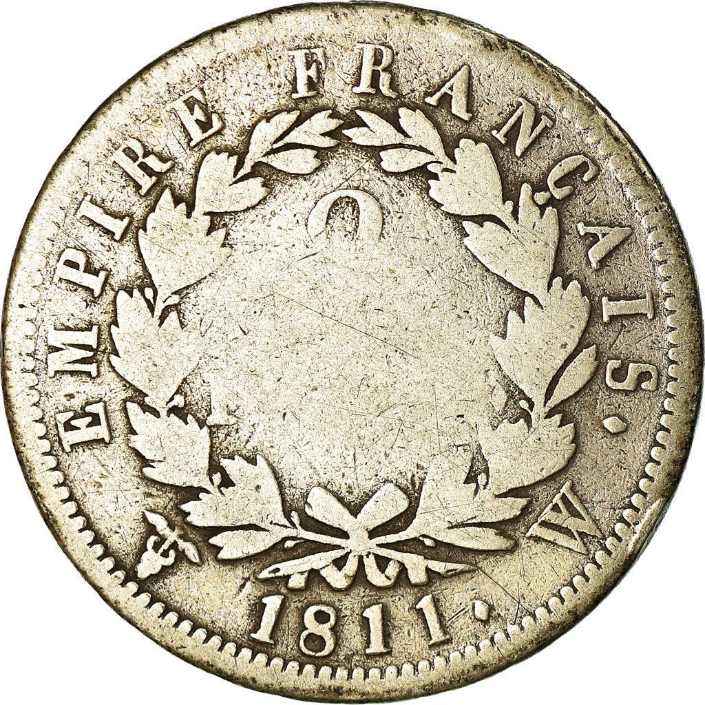 Münze, Frankreich, Napoléon I, 2 Francs, 1811, Lille, SGE, Silber, KM:693.15