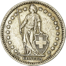 Coin, Switzerland, 2 Francs, 1957, Bern, EF(40-45), Silver, KM:21