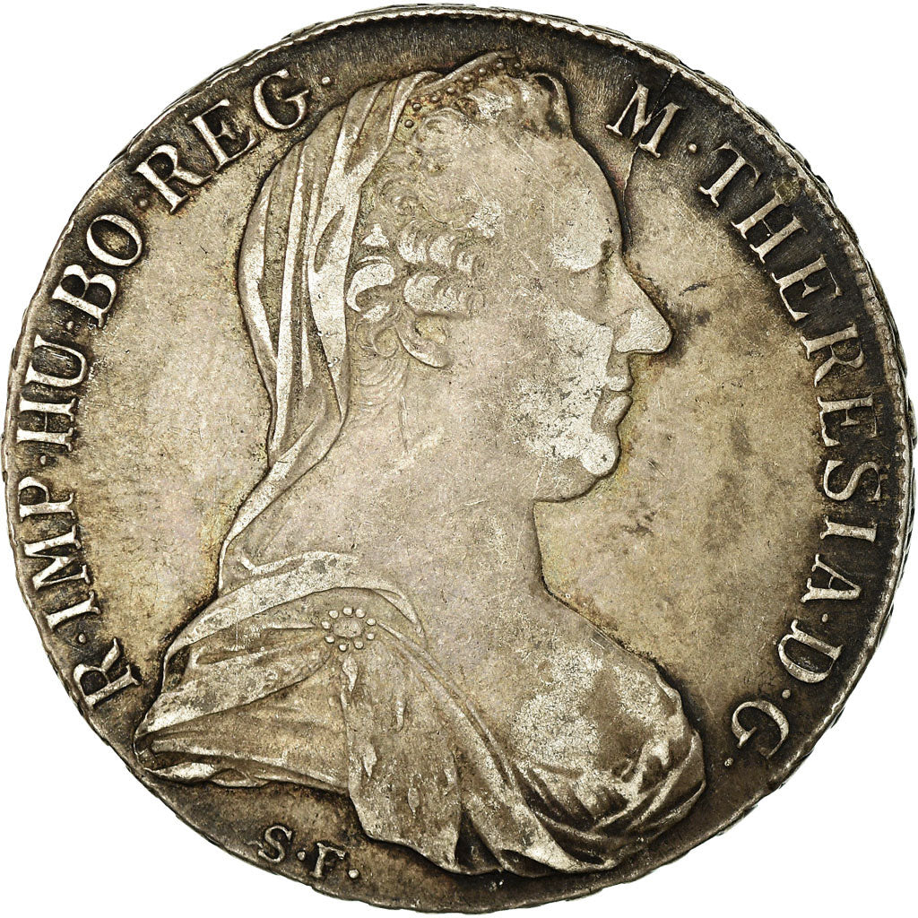 Coin, Austria, Joseph II, Thaler, 1780, Official restrike, EF(40-45), Silver