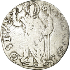 Coin, ITALIAN STATES, Charles Quint, Denaro de 8 soldi, Milan, VF(20-25), Silver