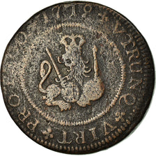 Munten, Spanje, Philip V, 4 maravedis, 1719, Segovia, FR+, Koper, KM:319