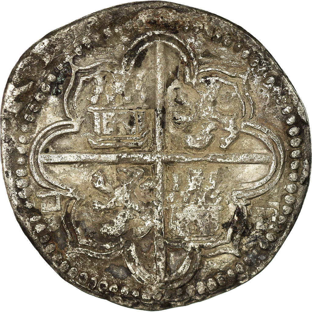 Coin, Spain, Philippe II, 4 Réales, Seville, VF(20-25), Silver