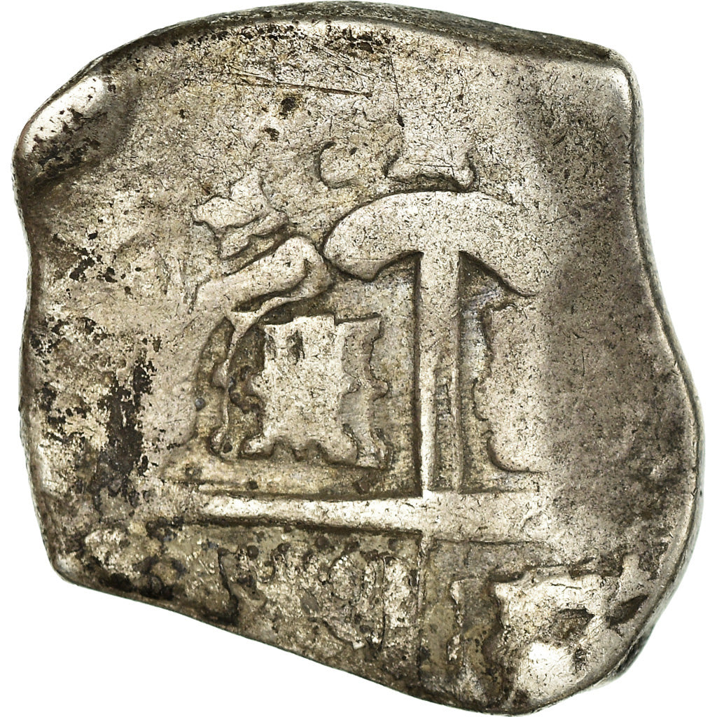 Coin, Spain, 4 Réales, Uncertain date, Uncertain Mint, COB, VG(8-10), Silver