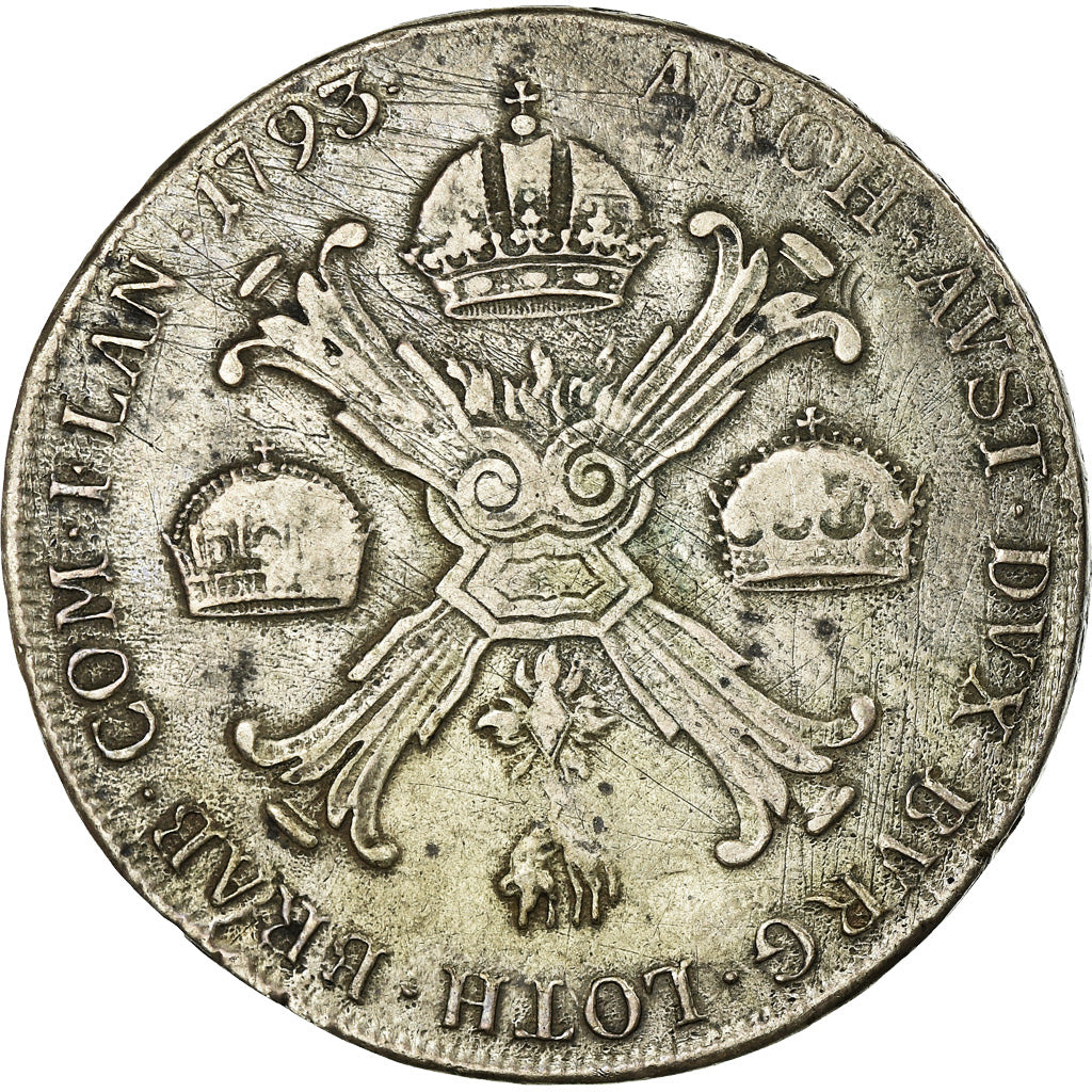 Monnaie, Autriche, Franz II (I), Thaler, 1793, Vienna, TB+, Argent, KM:2158