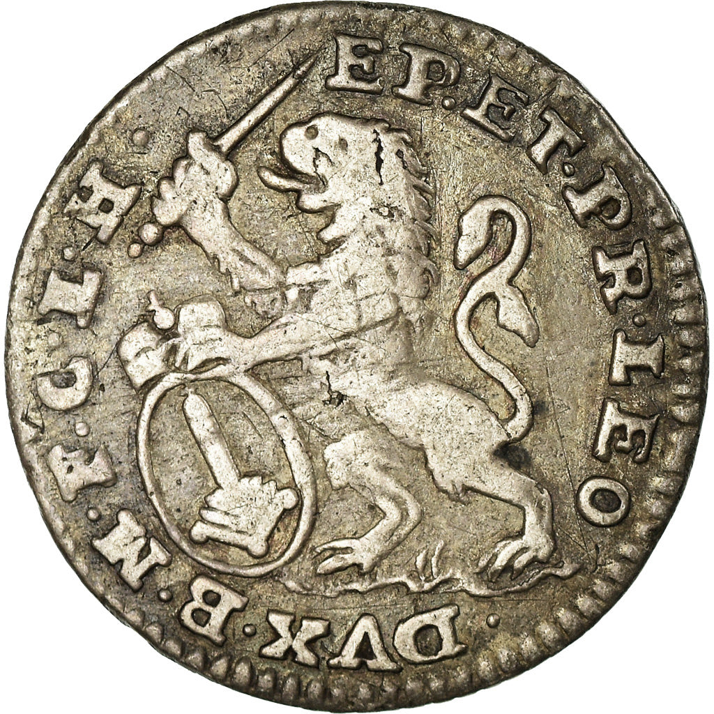 Coin, LIEGE, John Theodore, Escalin, 6 Sols, 1752, Liege, EF(40-45), Silver