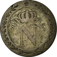 Moneta, Francia, Napoléon I, 10 Centimes, 1808, Paris, B+, Biglione, KM:676.1