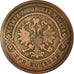 Coin, Russia, Nicholas II, 3 Kopeks, 1868, Saint-Petersburg, VF(20-25), Copper