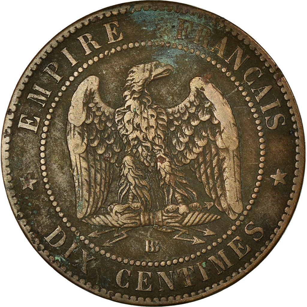 Coin, France, Napoleon III, Napoléon III, 10 Centimes, 1864, Strasbourg