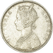 Coin, INDIA-BRITISH, Victoria, Rupee, 1892, Calcutta, AU(50-53), Silver, KM:492