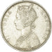Munten, INDIA-BRITS, Victoria, Rupee, 1892, Calcutta, ZF+, Zilver, KM:492