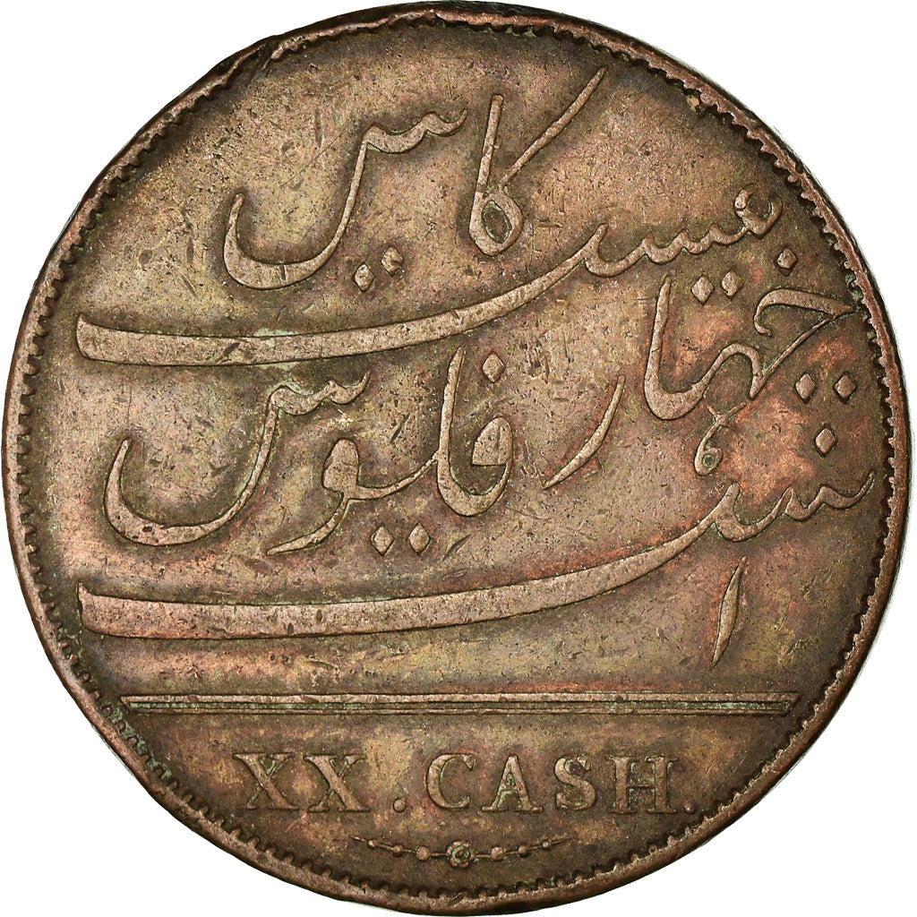 Coin, INDIA-BRITISH, MADRAS PRESIDENCY, 20 Cash, 1803, Soho Mint, Birmingham