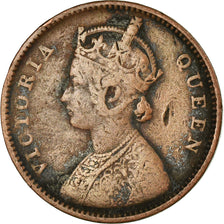 Monnaie, INDIA-BRITISH, Victoria, 1/4 Anna, 1862, TB, Cuivre, KM:467