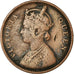 Monnaie, INDIA-BRITISH, Victoria, 1/4 Anna, 1862, TB, Cuivre, KM:467