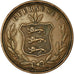Coin, Guernsey, 8 Doubles, 1864, Heaton, Birmingham, EF(40-45), Bronze, KM:7