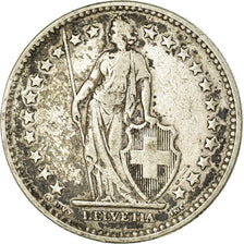 Coin, Switzerland, 2 Francs, 1914, Bern, EF(40-45), Silver, KM:21