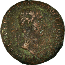 Coin, Trajan, As, 99-100, Rome, F(12-15), Copper, RIC:434