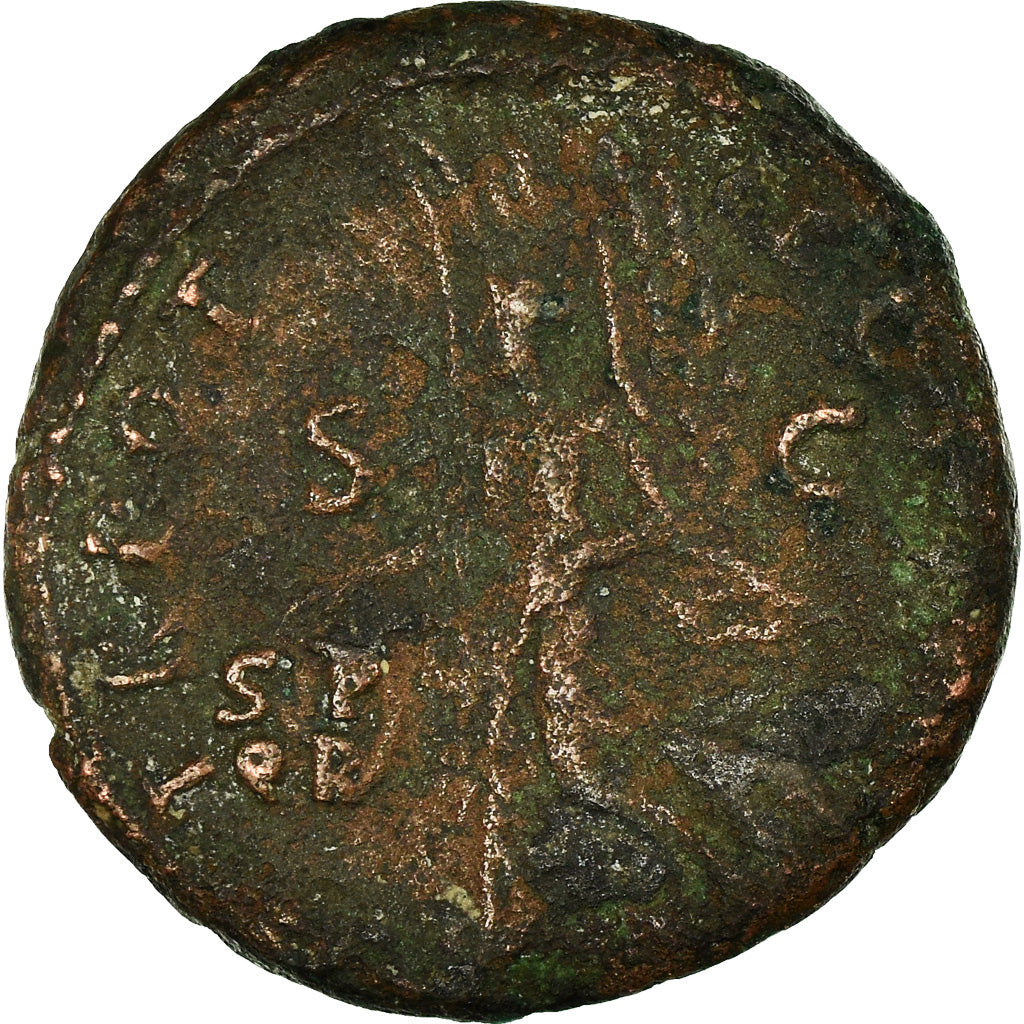 Coin, Trajan, As, 99-100, Rome, F(12-15), Copper, RIC:434