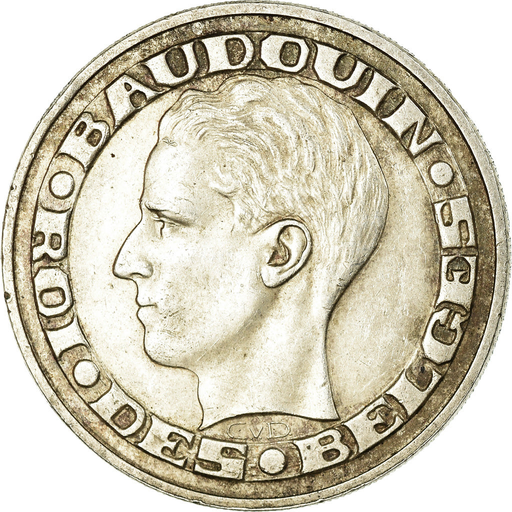 Coin, Belgium, 50 Francs, 50 Frank, 1958, AU(50-53), Silver, KM:150.1