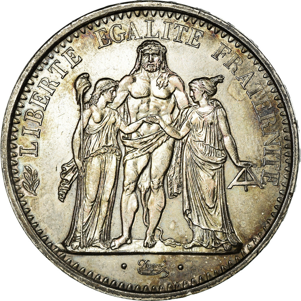Coin, France, Hercule, 10 Francs, 1967, Paris, AU(55-58), Silver, KM:932