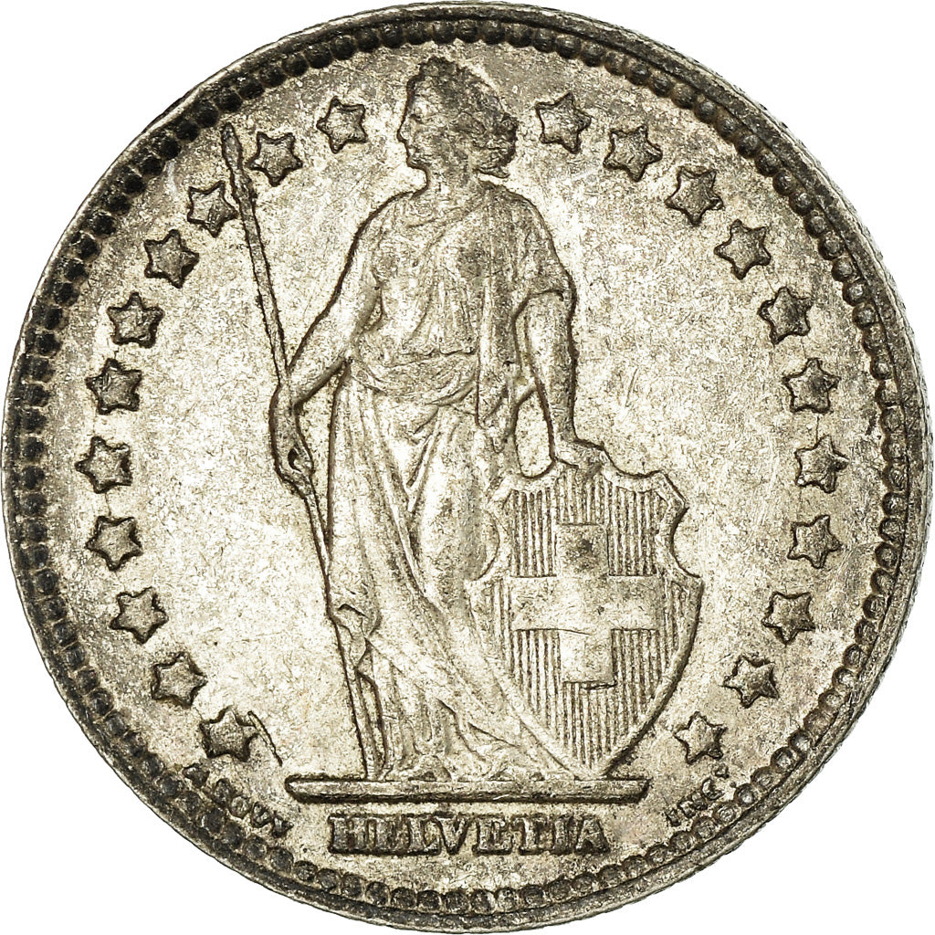 Coin, Switzerland, Franc, 1940, Bern, VF(30-35), Silver, KM:24