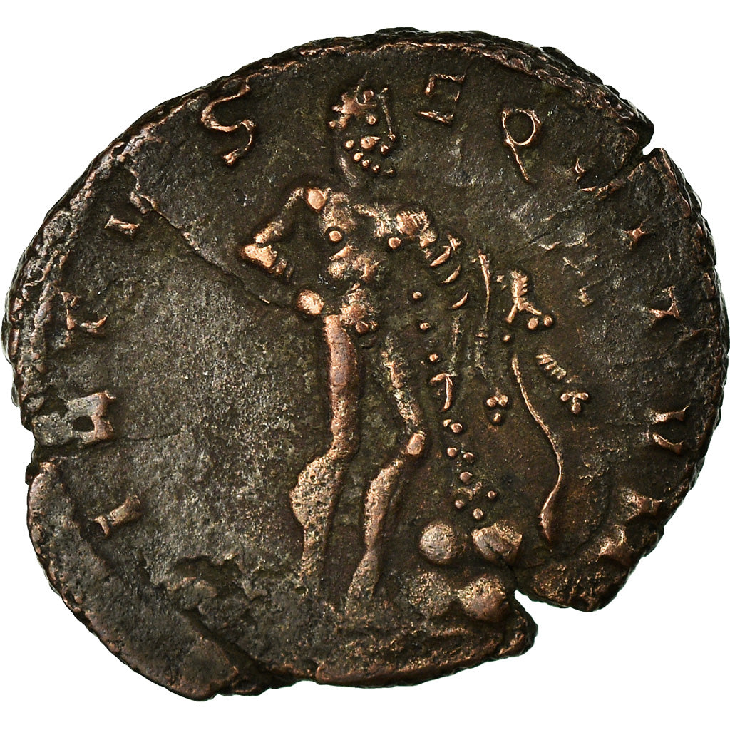 Coin, Aureolus, Antoninianus, 268, Milan, Rare, EF(40-45), Billon, RIC:389