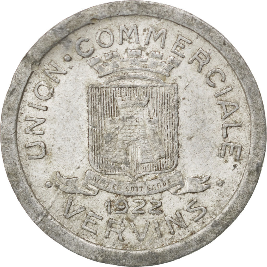 France, 10 Centimes, 1922, VF(20-25), Aluminium, Elie #10.1, 1.12