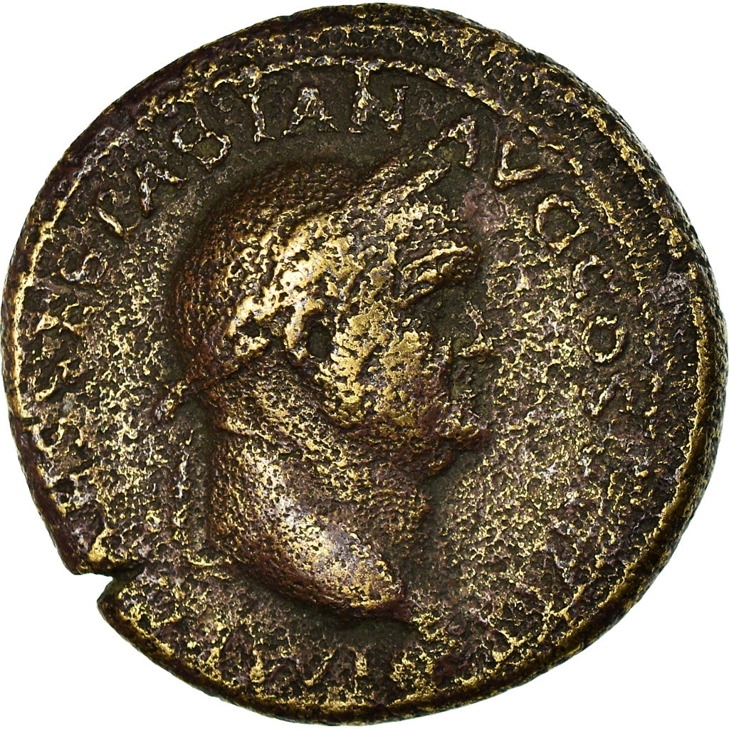 Coin, Vespasian, As, 77-78, Roma, VF(30-35), Copper, Cohen:165