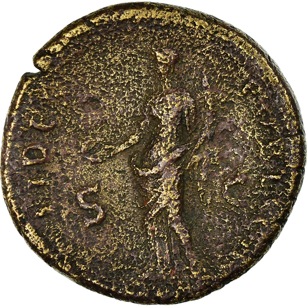 Coin, Vespasian, As, 77-78, Roma, VF(30-35), Copper, Cohen:165