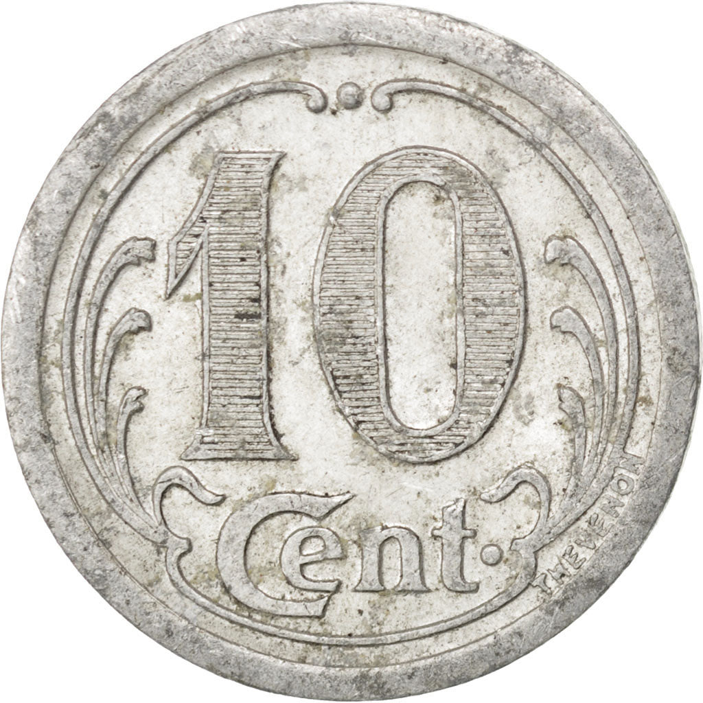 France, 10 Centimes, 1922, EF(40-45), Aluminium, Elie #10.1, 1.13