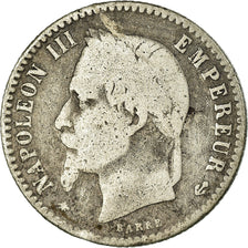 Monnaie, France, Napoleon III, Napoléon III, 50 Centimes, 1866, Paris, B+