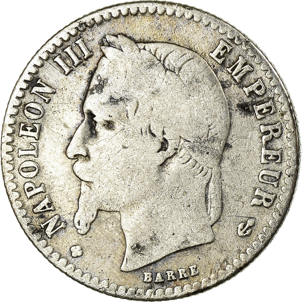 Munten, Frankrijk, Napoleon III, Napoléon III, 50 Centimes, 1867, Strasbourg