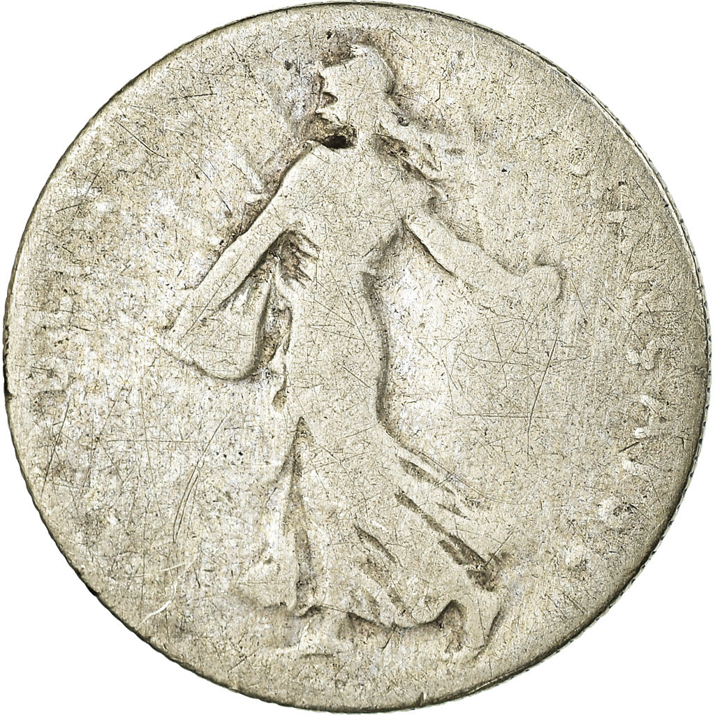 Coin, France, Semeuse, 50 Centimes, 1901, Paris, VG(8-10), Silver, KM:854