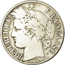 Munten, Frankrijk, Cérès, Franc, 1872, Paris, ZG+, Zilver, KM:822.1