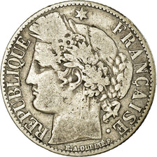 Münze, Frankreich, Cérès, Franc, 1872, Bordeaux, SGE+, Silber, KM:822.2