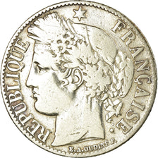 Monnaie, France, Cérès, Franc, 1881, Paris, TB, Argent, Gadoury:465a, KM:822.1