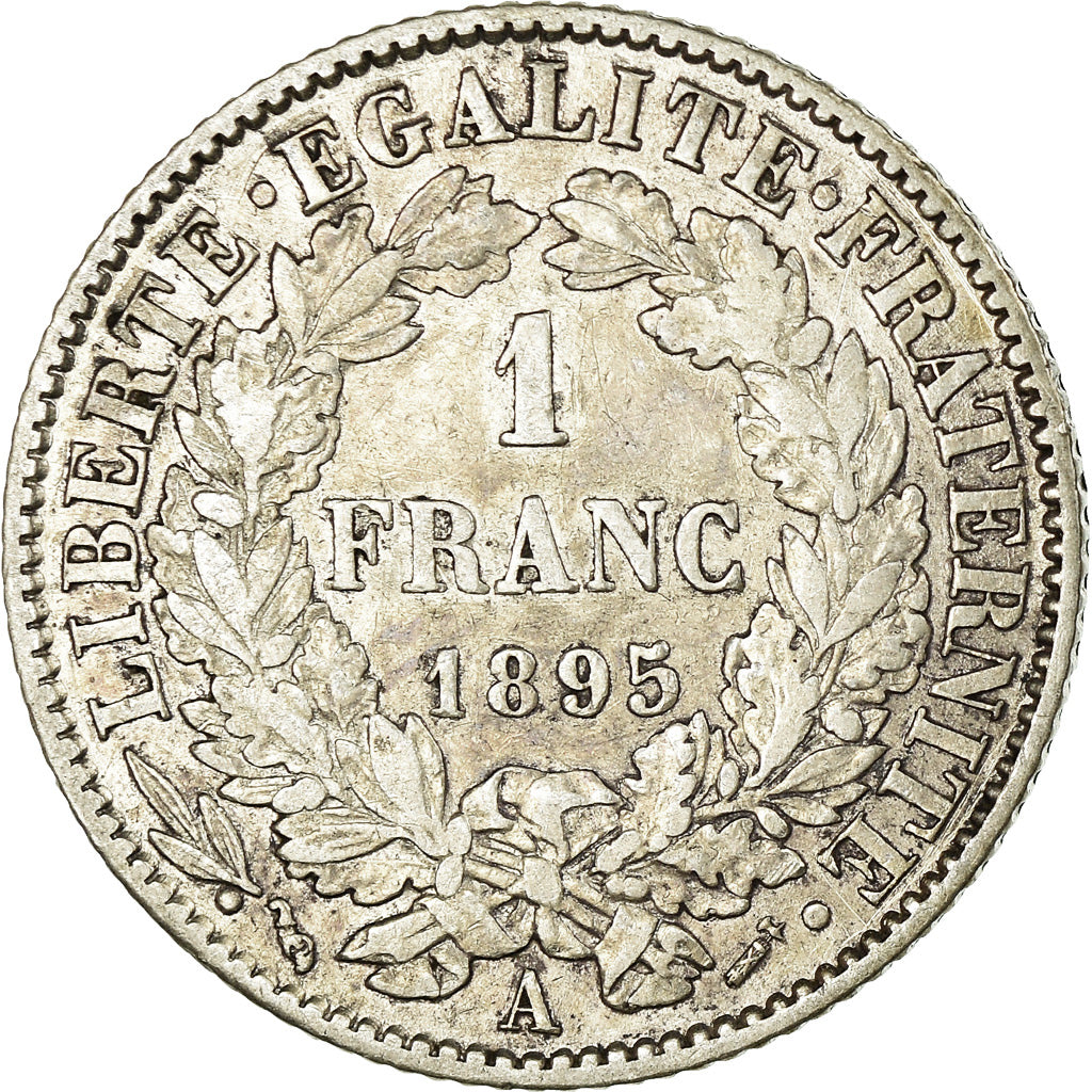Monnaie, France, Cérès, Franc, 1895, Paris, TTB, Argent, Gadoury:465a