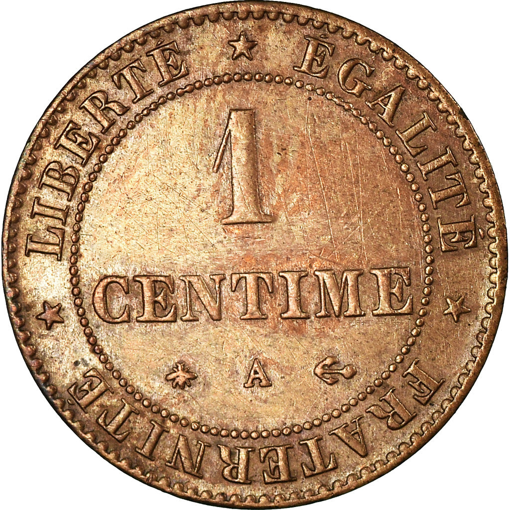 Monnaie, France, Cérès, Centime, 1872, Paris, TTB, Bronze, KM:826.1, Le