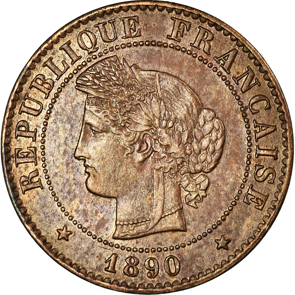 Moneta, Francia, Cérès, Centime, 1890, Paris, SPL, Bronzo, KM:826.1