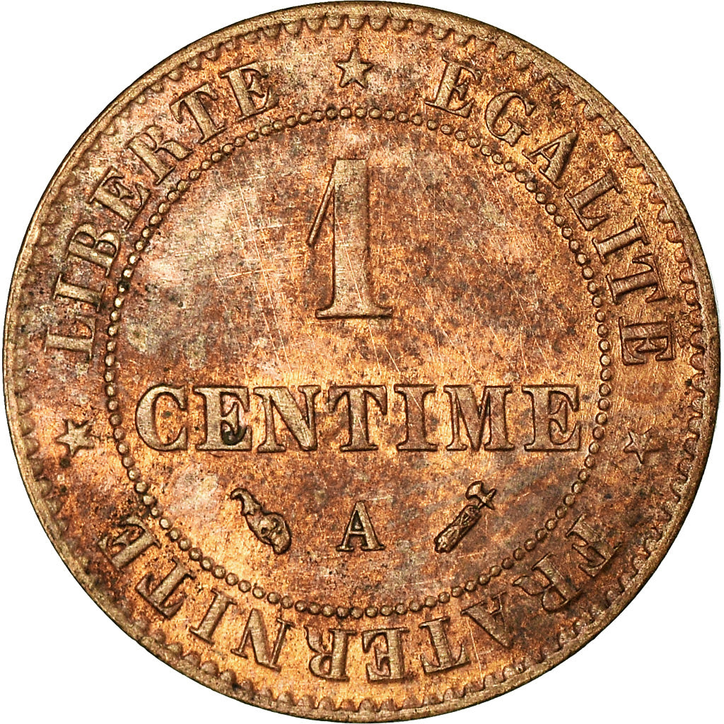 Coin, France, Cérès, Centime, 1895, Paris, AU(55-58), Bronze, KM:826.1
