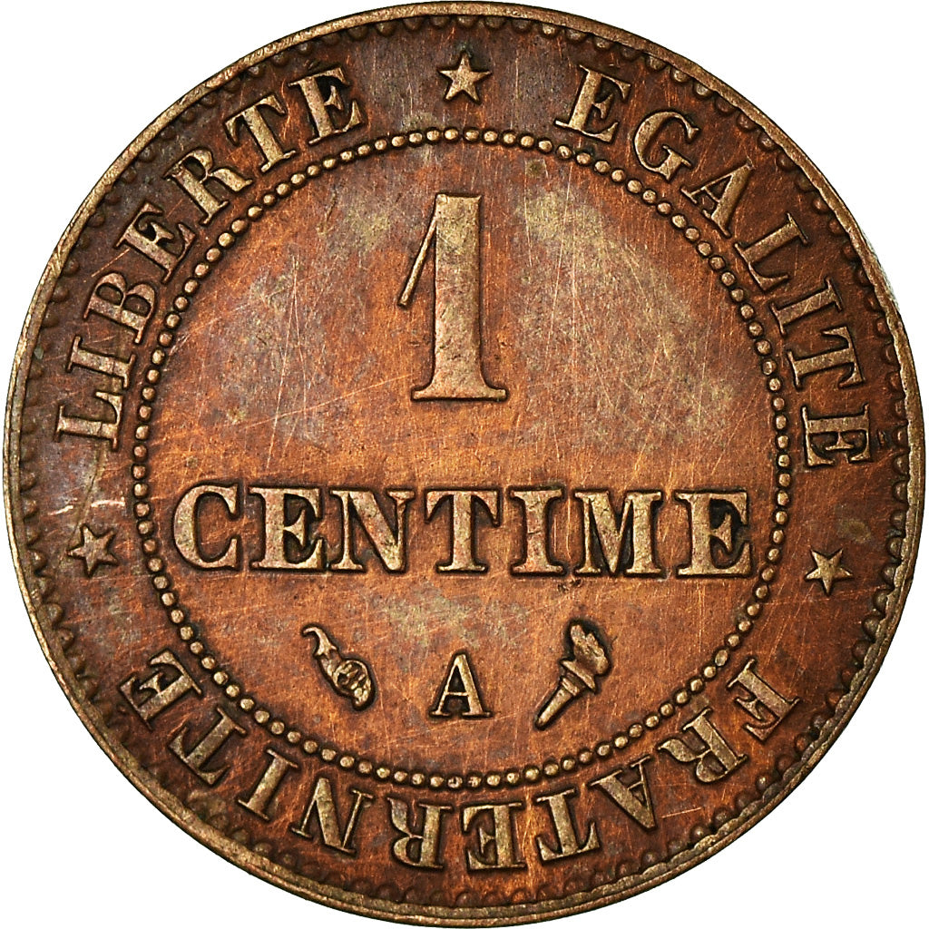 Munten, Frankrijk, Cérès, Centime, 1897, Paris, PR, Bronze, KM:826.1