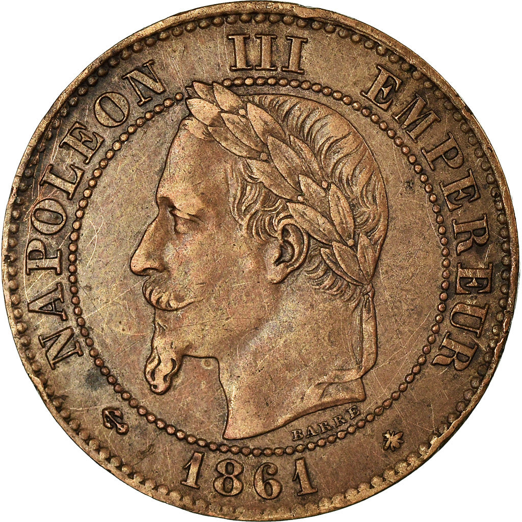 Münze, Frankreich, Napoleon III, Napoléon III, 2 Centimes, 1861, Paris, SS+